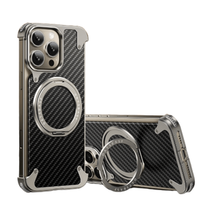 Étui <span class=keywords><strong>de</strong></span> téléphone texturé en métal électroplaqué <span class=keywords><strong>de</strong></span> luxe pour hommes d'affaires avec support magnétique pour <span class=keywords><strong>iPhone</strong></span> 16 Pro Max et <span class=keywords><strong>iPhone</strong></span> 16 - Product Image 6