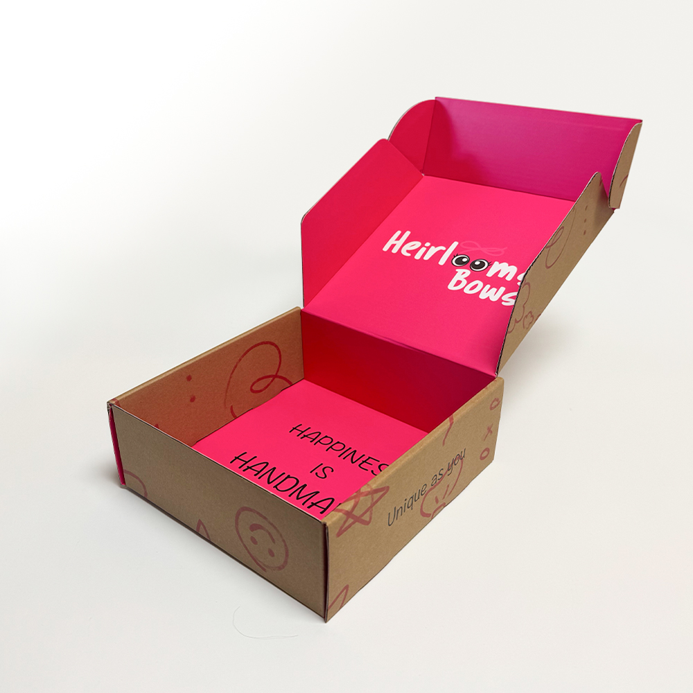 Personalized Customized Corrugated Paper Boxes Double-Sided Printing Cosmetics Clothing Packaging Shipping Box