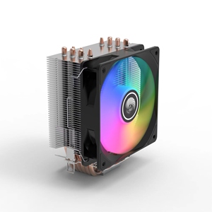 Ventilador RGB PWM de 120 mm, Enfriador de Aire para <span class=keywords><strong>CPU</strong></span>, 6 Tubos de Calor, 200 W TDP, LGA 1700 AM4, ODM/OEM - Product Image 4
