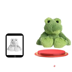 Großhandel niedlicher grüner Frosch plüsch gefülltes Tierspielzeug superweiche 20 cm Höhe Unisex PP Baumwolle füllung lustiges Geschenk Kinder