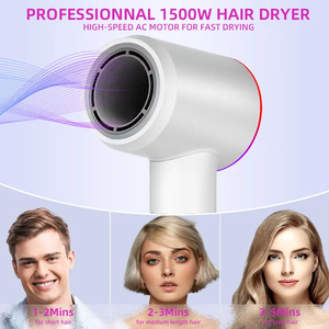 Secador de Pelo de Viaje de Alta Velocidad de 110000 rpm, Motor Fuerte con Iones, Estilizador Inteligente, <span class=keywords><strong>Difusor</strong></span>, Alisador - Product Image 3