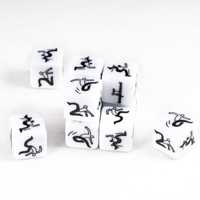 Ensemble de dés en acrylique FACCUB personnalisé de 16 mm D6 avec mouvement humain et logo, dés de jeux de société de luxe de haute qualité pour casino et vente en gros