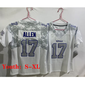 قميص رياضي محدود الإصدار لفريق بوفالو للشباب بالجملة، رقم 0 كيون كولمان، رقم 4 جيمس كوك الثالث، رقم 17 جوش ألين، قميص أطفال مطرز - Product Image 3