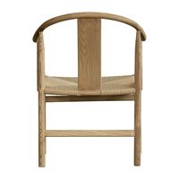 Hans Vegner Design Style nordique Fauteuil Salon Hôtel Chaise longue Cadre en bois massif Fauteuil de loisirs