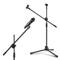 Support de microphone pliable en métal réglable en hauteur V-STAR V-200 noir pour instruments de musique – Vente en gros OEM