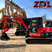 Mini-excavatrice hydraulique Kubota 057-4 d'occasion fiable, livraison rapide, haute qualité, excavatrice à oscillation de queue zéro, moins chère