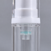 Vente en gros de produits de soin de la peau personnalisables : sérum, crème pour le visage, crème pour les yeux, lotion, shampoing, flacon pompe sans air rechargeable en plastique de 5 ml