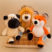 Boneka Hewan Hutan Siap Kirim Berbagai Model Set Boneka Hewan Lembut untuk Hadiah Ulang Tahun Anak Grosir