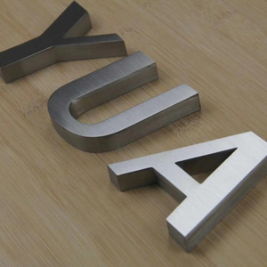 Venta al por mayor Gran alfabeto <span class=keywords><strong>de</strong></span> acero inoxidable galvanizado letras <span class=keywords><strong>de</strong></span> metal para la decoración <span class=keywords><strong>de</strong></span> la pared - Product Image 1