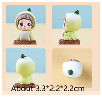 Figurines d'animaux de dessin animé, jouets miniatures, poupées en résine, boîte aléatoire, ornements pour terrarium, art et artisanat, décoration de jardin féerique, sac aveugle