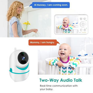 Berceuses intégrées et bruits blancs Vision nocturne claire Écran LCD 3.2 pouces <span class=keywords><strong>Surveillance</strong></span> intelligente du bébé Camara Vigilancia <span class=keywords><strong>Bebe</strong></span> - Product Image 2