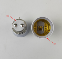 Douille de convertisseur B22 à E27, support de lampe pour ampoule LED, adaptateur pour Diode électroluminescente