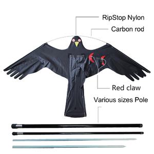 Vente en gros de faucon chinois en nylon, épouvantail pour oiseaux, perche télescopique de 7m, répulsif pour oiseaux à semi-conducteurs - Product Image 5