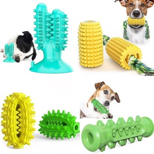 ของเล่นสุนัขแบบใหม่ ของใช้จำเป็นประจำวัน เชือกกัดแทะ ลูกบอลพลาสติก สำหรับขัดฟัน ขายส่งอุปกรณ์สัตว์เลี้ยง - Product Image 1