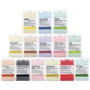 Polvo de <span class=keywords><strong>Mascarilla</strong></span> Suave con Ácido Hialurónico <span class=keywords><strong>para</strong></span> <span class=keywords><strong>Hidratar</strong></span> y Humectar, <span class=keywords><strong>Mascarilla</strong></span> Facial <span class=keywords><strong>Casera</strong></span> DIY en Frasco con Tazón, Brocha y Espátula - Product Image 2