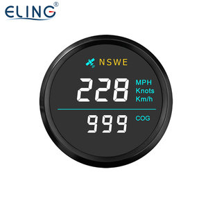 Compteur de vitesse numérique universel ELING 52mm (2 '') jauge GPS 0-999 km/h nœuds <span class=keywords><strong>MPH</strong></span> avec parcours sur sol 12V 24V pour - Product Image 5
