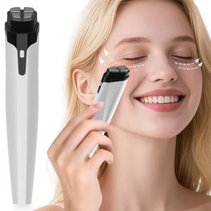 Masseur oculaire électrique à vibration avec logo personnalisé, anti-âge, anti-rides, éliminateur de cernes, éliminateur de poches sous les yeux, soin de beauté, raffermissement de la peau - Product Image 1