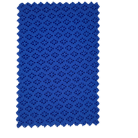 Tissu maille jacquard diamant 3D simple face de haute qualité pour chaussures de sport, extensible, tricoté à la chaîne, enduit, biologique