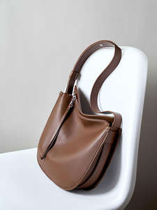 Bolso de Mano de Cuero Suave, Simple y Cómodo, 2026, Bolso de Hombro de Gran Capacidad para Mujer, de Piel Vacuna - Product Image 5
