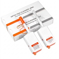 Kit de stylos de nettoyage antistatiques pour fibres optiques avec diamètre de 1,25/2,5 mm pour connecteurs LC/SC/MU et maintenance des réseaux de télécommunications FTTH