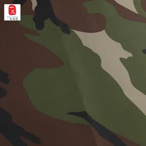 Vải Oxford Tráng Bạc Chống Thấm Nước In Họa Tiết Camo 210D Tùy Chỉnh Vải Lều