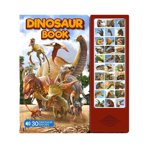 <span class=keywords><strong>Libro</strong></span> de Sonidos Realistas de Dinosaurios con 30 Botones, Personalizable para Niños de 2 a 7 Años, Tapa Dura y Recubrimiento UV - Regalo para Niños - Product Image 1