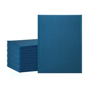 10.5 ''* 16'' biru dongker dicetak untuk pengiriman kemasan kurir dibantal amplop kustom pengiriman poli tas surat Bubble Mailers