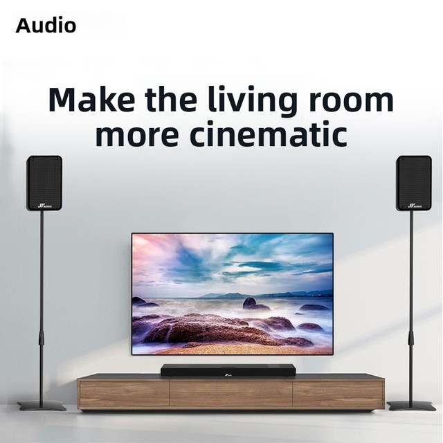 Home Theater Surround Speaker Stand-K-Song Audio Vertical Floor-Standing Without Audio 74cm-112cm Audio Speaker Stand