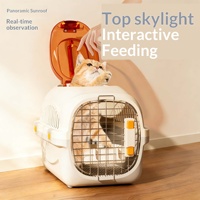 Approuvé par les compagnies aériennes, Transporteurs de animaux de compagnie portables d'extérieur, Produits de voyage, Transporteur pour chat, Transporteur pour animaux de compagnie en cuir, Transporteurs pour animaux de compagnie