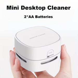 Mini <span class=keywords><strong>aspirateur</strong></span> de bureau <span class=keywords><strong>sans</strong></span> <span class=keywords><strong>fil</strong></span> portatif, dépoussiéreur robotique, aspiration 1000Pa, faible bruit 60dB, réservoir de poussière 0,1L pour la maison et le bureau - Product Image 4