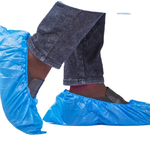 Couvre-chaussures d'hôpital étanches à l'eau en gros Couvre-chaussures jetables bleu pp non tissé médical anti-poussière - Product Image 1