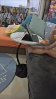 Petite Table d'Appoint Portable avec Rangement pour Canapé, Lit ou Salon