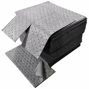 polypropylene oil absorbent pad with perforation and dimple