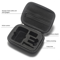 Étui de protection antichoc portable en toile EVA rigide pour accessoires de caméra vidéo, modèle très vendu, compatible OSMO Action 5 Pro/4/3