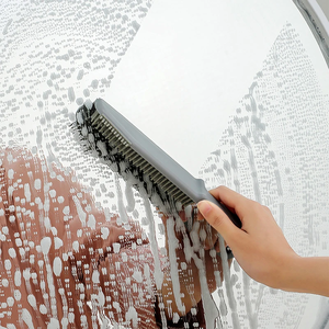 3 In 1 Silicone Cleaning Brush Bathroom Glass Cleaner Handheld Scraper For Flooring Kitchen Cooktop Crevice Cleaning Tools - Product Image 6