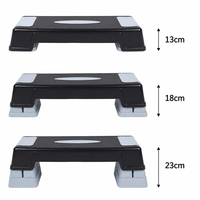 Plataforma de Step Ajustable en Múltiples Alturas, Antideslizante y Resistente, para Gimnasia Rítmica y Entrenamiento de Fuerza