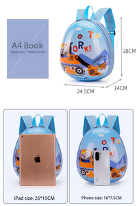 <span class=keywords><strong>Mochila</strong></span> <span class=keywords><strong>Infantil</strong></span> 2026 Nueva con Diseño de Dibujos Animados de Huevo de Animal, Bolsa Escolar para Jardín de Niños, Regalo para Niños y Niñas - Product Image 6