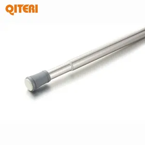 Căng Thẳng Nối Dài Kim Loại Inter Thiết Kế Khách Sạn Treo Một Nửa Chải Chrome Linh Hoạt Rèm Tắm Rod