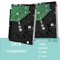 Disque dur interne ST24000NT002 24 To 3,5 pouces Enterprise HDD SATA 6 Gbit/s 7200 tr/min 512 Mo de cache CMR pour centre de données, serveur NAS, stockage