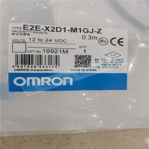 Sensor de Proximidad Omron E2E-X2D1-M1GJ-Z, 12 a 24 VCC, 0.3m, NPN PNP, Puerta Automática, 1 Año de Garantía - Product Image 1