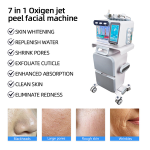 6 <span class=keywords><strong>en</strong></span> 1 équipement de beauté Hydra Dermabrasion Oxygen Jet Peel Machine H2O2 Oxigen Facial Machine - Product Image 4