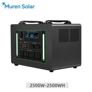 Paquete de Estación de Energía Portátil YN30 de 2500W, Incluye Dos Paneles Solares de 100W y Controlador - Product Image 3