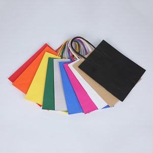 Personnalisez votre propre logo, taille, couleur, <span class=keywords><strong>sac</strong></span> en <span class=keywords><strong>papier</strong></span> kraft bon marché pour emporter les aliments avec poignée - Product Image 3