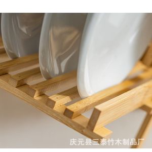 Dish Rack 16 Compartment Folding Removable <b>Kitchen</b> Drain Rack Storage Organizer Oval Shape - Product Image 4