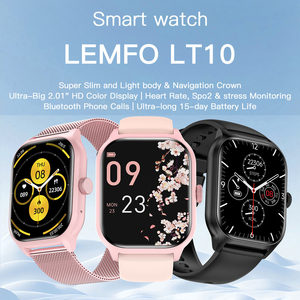 2025 <span class=keywords><strong>New</strong></span> Lt10 Kinh Doanh Smartwatch 2.01 HD Màn Hình Thể Dục Thể Thao Android IOS Không Thấm Nước Quảng Trường Thời Trang Reloj Thông Minh Đồng Hồ - Product Image 2