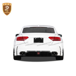 Kit de Carrocería para Parachoques Delantero y Trasero, Compatible con <span class=keywords><strong>Audi</strong></span> A5 de 2 y 4 Puertas, Estilo R-wen, Años 2009-2013, Faldones Laterales, Alerón Delantero, Luz LED - Product Image 4