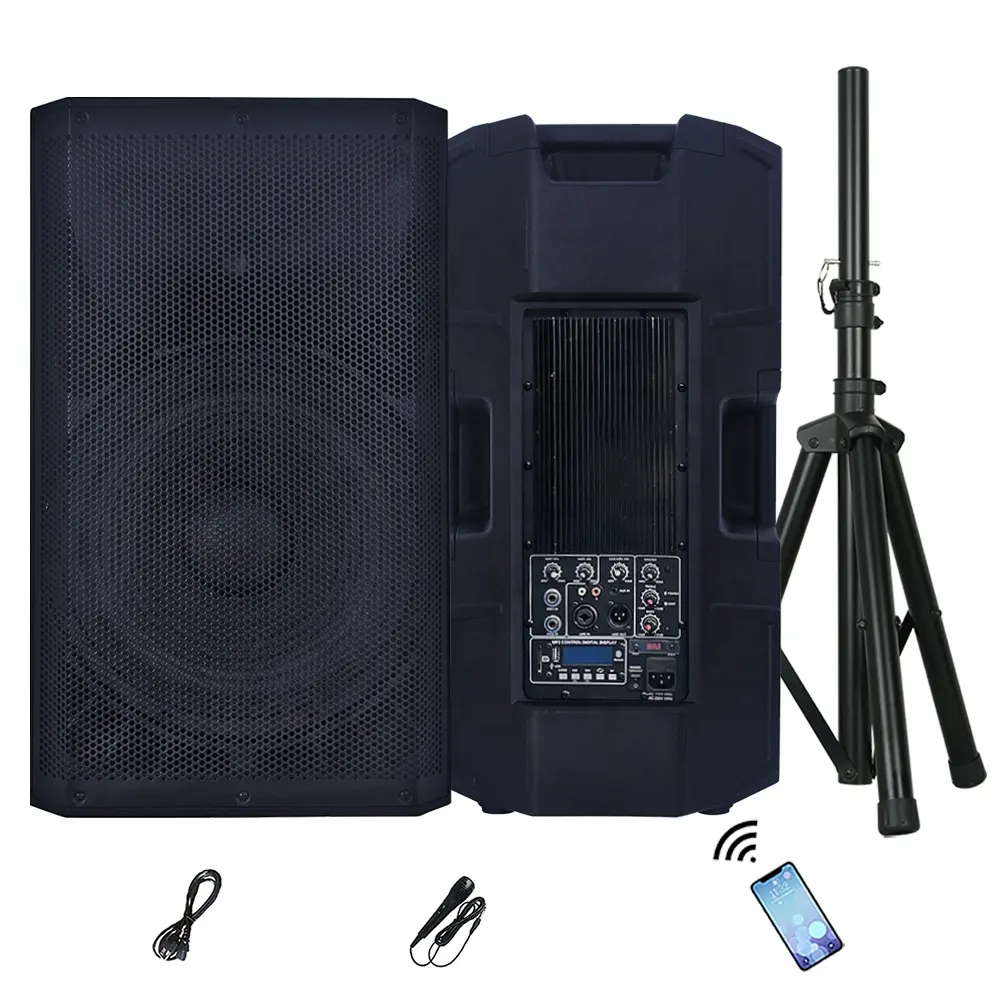 5000W 15inch High Power Professional Audio Out/room Sound Reinforcement Speaker System Speaker DJ Party Array System Metal OEM