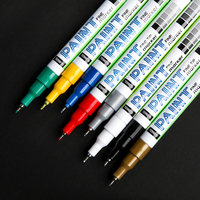 Gxin G-865A Chine Prix d'usine Vente en gros LOGO personnalisé Muti-Color pointe extra fine Set de stylos marqueurs de peinture blanche avec clip