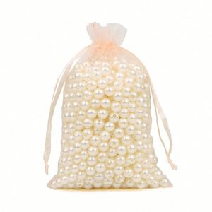 ถุงผ้าออร์แกนซ่าใส่ของขวัญพิมพ์โลโก้ตามสั่ง ราคาถูก พร้อมเชือกรูด - Product Image 1