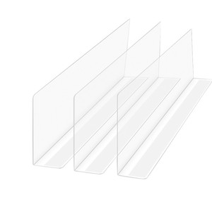 ชั้นวางของพลาสติกใสรูปตัวแอลปรับได้สำหรับตัดชั้นวางของโลหะ - Product Image 5